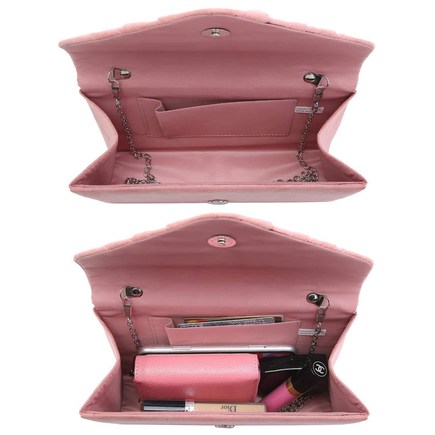 Dasein Women's Evening Bag Pleated Envelope Clutch l Dasein - Dasein Bags