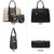 Two-Tone Padlock Satchel with Matching Wristlet - Dasein Bags