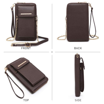 Fashion Small Size Cellphone Wristlet Crossbody Bag - Dasein Bags
