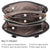 Padlock Two-Tone Satchel with Matching Wristlet - Dasein Bags
