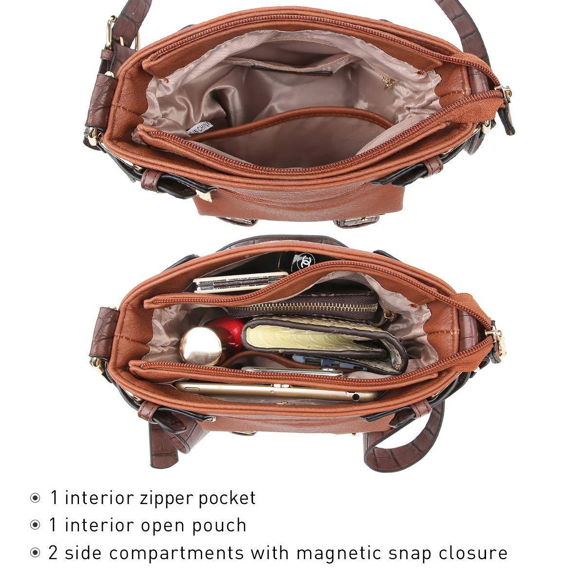 Leather Messenger Crossbody Bag - Dasein Bags