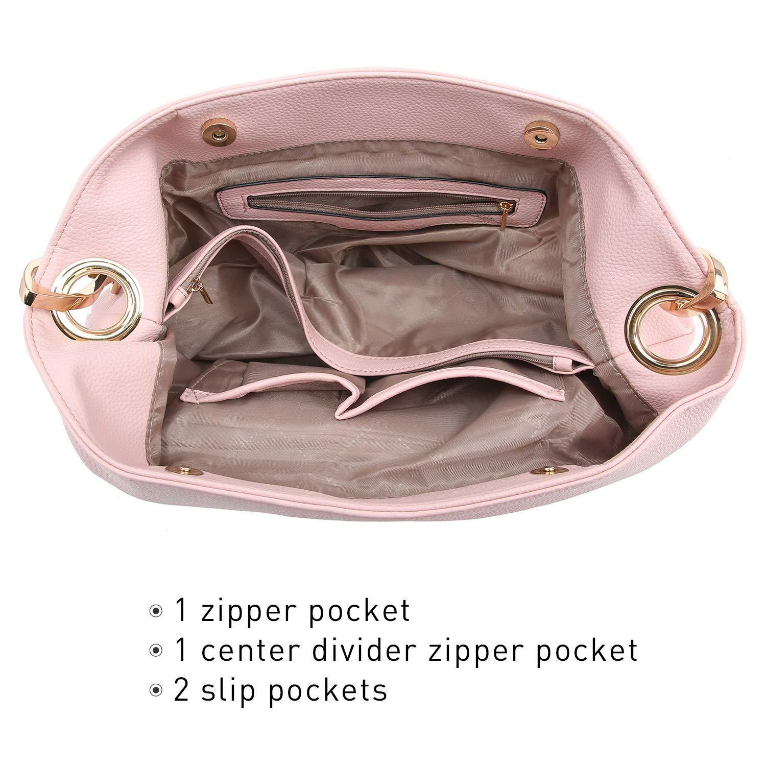 Large Corner Patched Hobo Bag - Dasein Bags