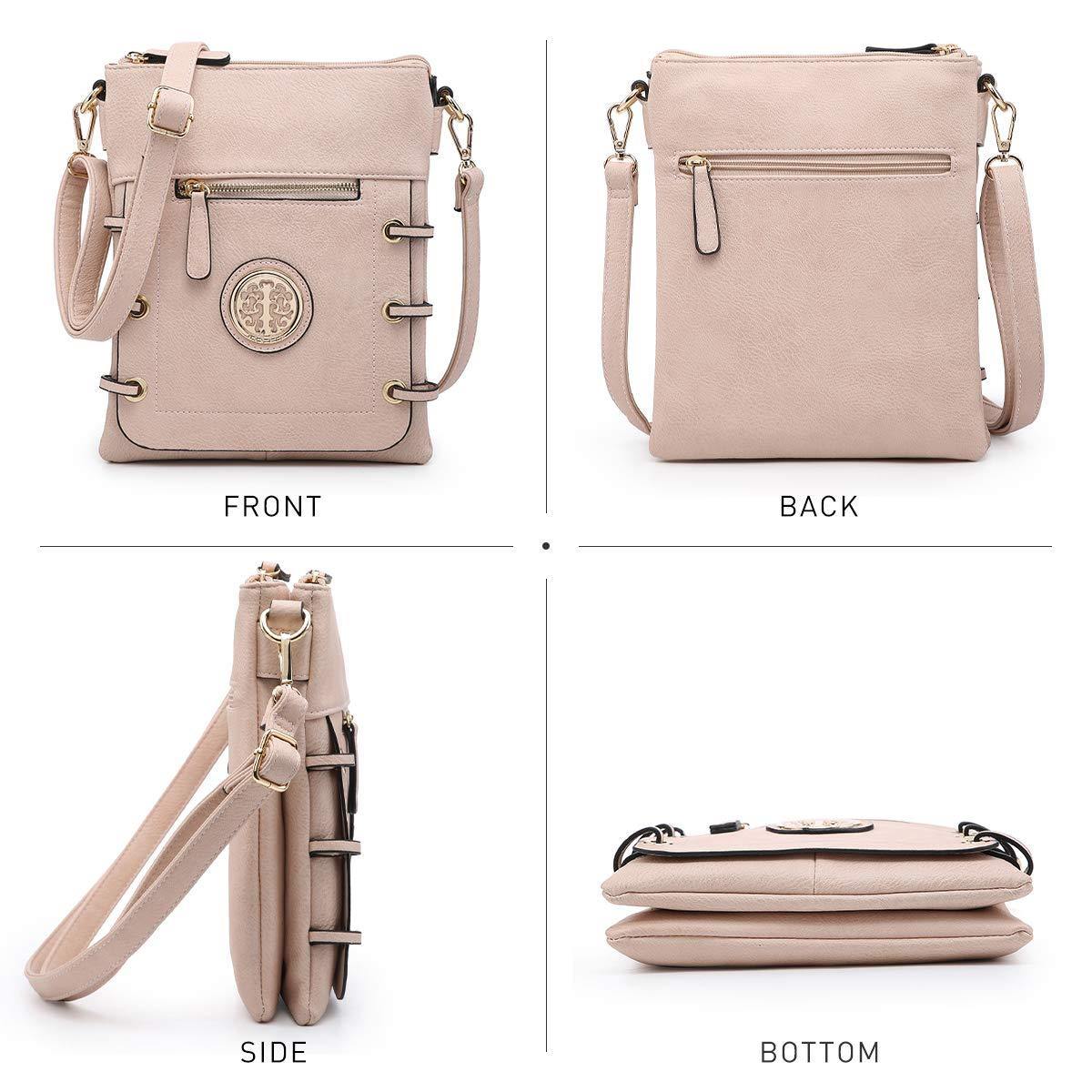 Small Size Emblem Retro Designer Crossbody Messenger Bag l Dasein - Dasein Bags