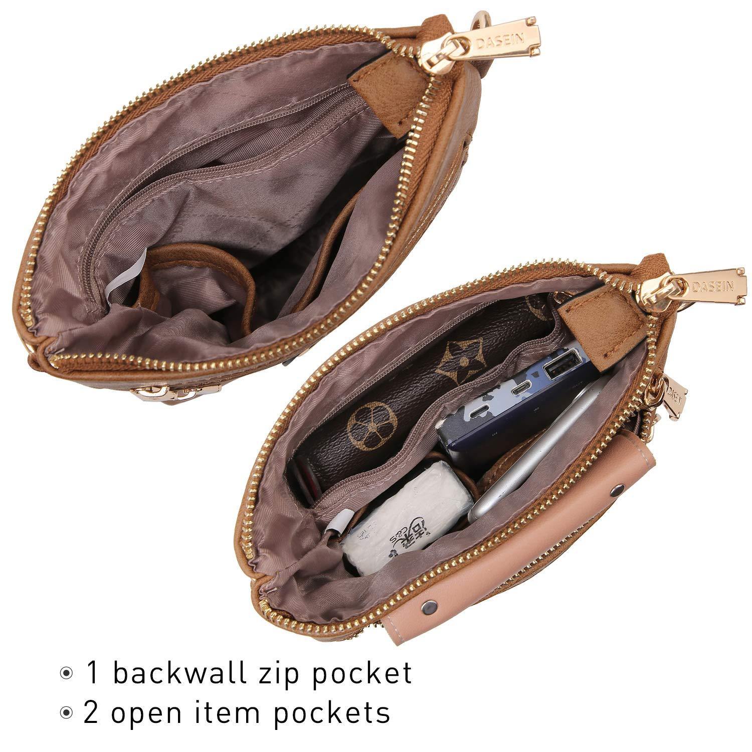 Women PU Leather Lightweight Crossbody Bag with Multi Pockets l Dasein - Dasein Bags