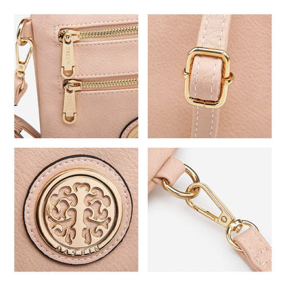 Women PU Leather Lightweight Crossbody Bag with Multi Pockets l Dasein - Dasein Bags