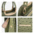 Embossed Pattern Top Handle Handbag with Matching Wallet - Dasein Bags