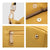 Large Corner Patched Hobo Bag - Dasein Bags