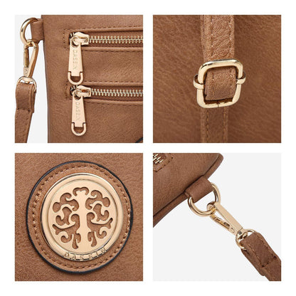 Women PU Leather Lightweight Crossbody Bag with Multi Pockets l Dasein - Dasein Bags