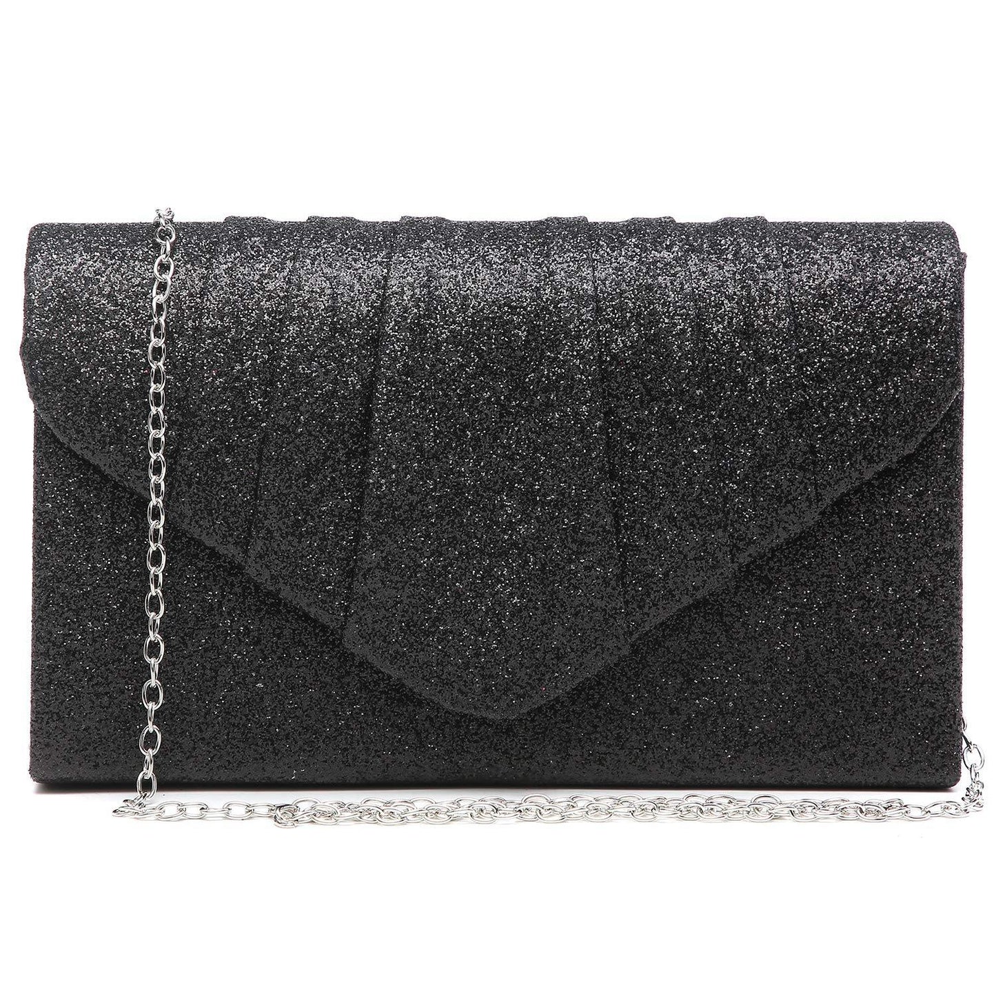 Women's Evening Bag Pleated Envelope Clutch Handbag l Dasein - Dasein Bags