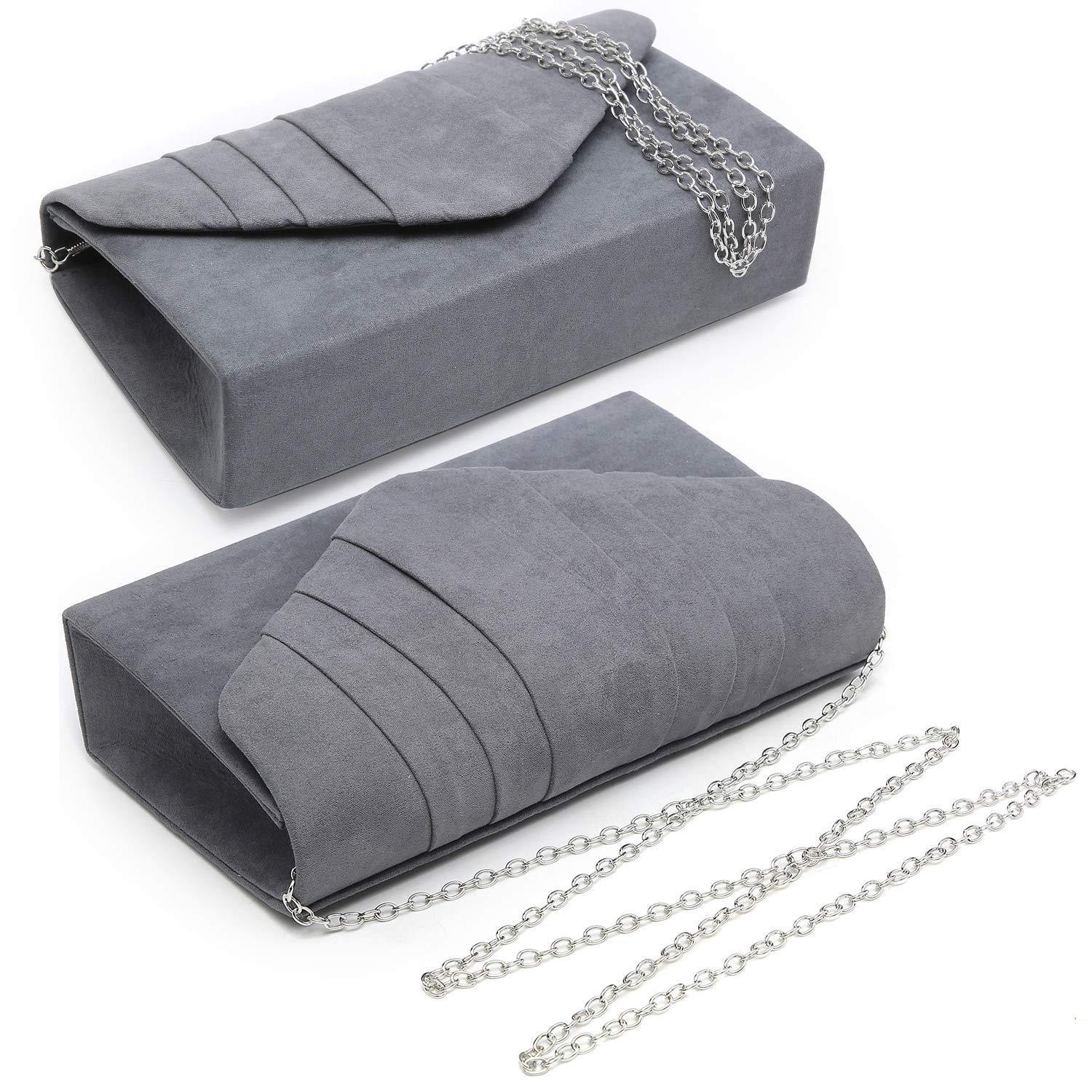 Dasein Women's Evening Bag Pleated Envelope Clutch l Dasein - Dasein Bags