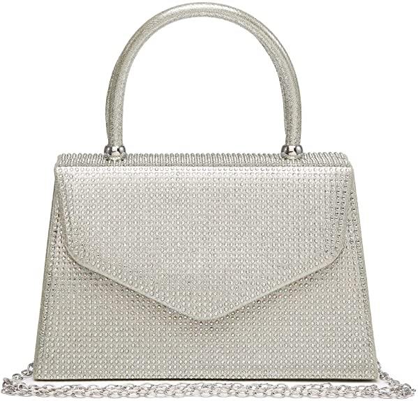 Glitter Evening Clutch Bag Rhinestone Handbag Purse Wedding Party Bag for Women - Dasein Bags
