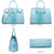 Fashion embossed Shoulder Top Handle Satchel Tote Bag with Matching Clutch l Dasein - Dasein Bags