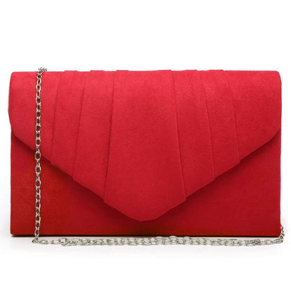 Dasein Women's Evening Bag Pleated Envelope Clutch l Dasein - Dasein Bags