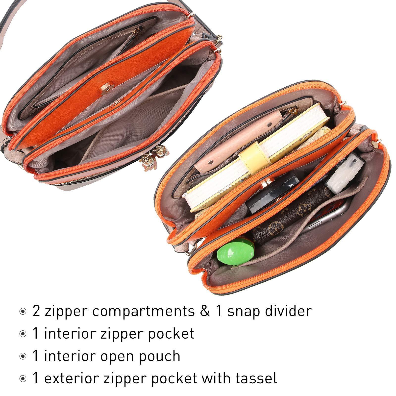 Two-Tone Tassel Crossbody Bag - Dasein Bags