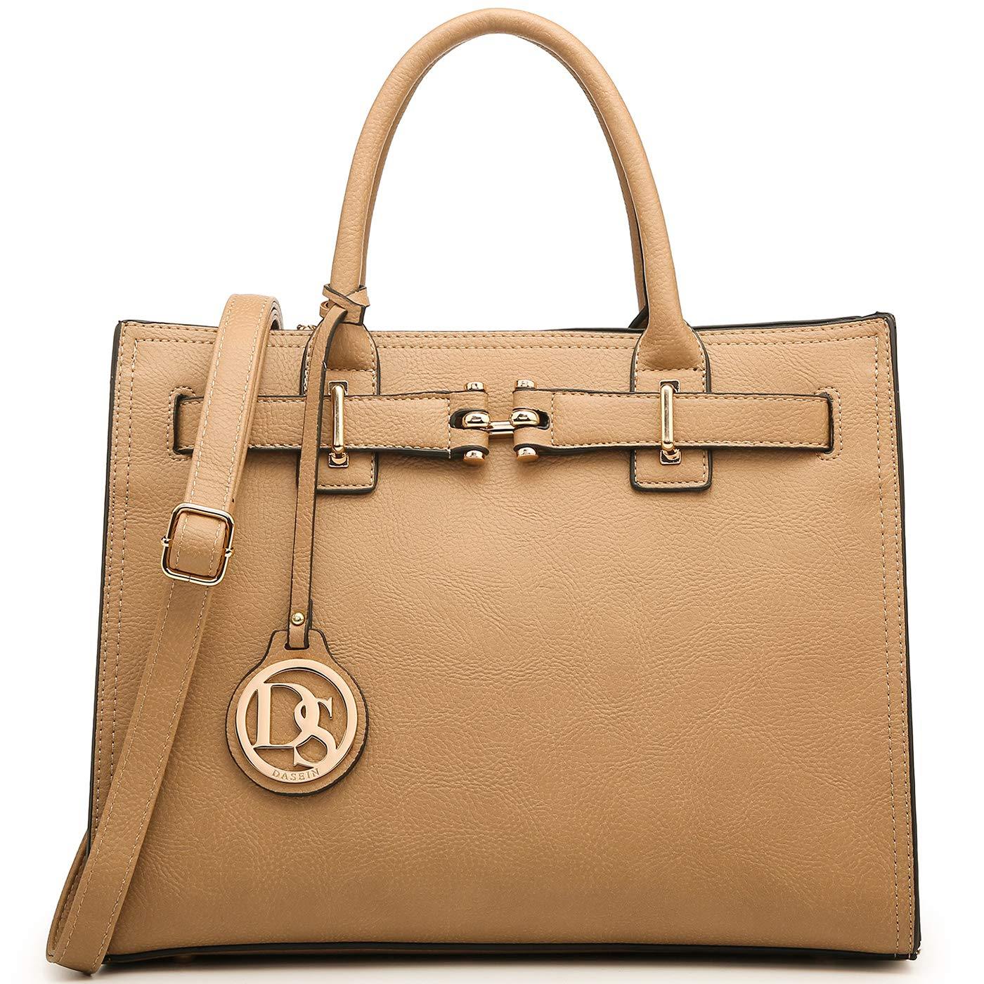 Women Satchel Purses Handbags Belted Top-handle Work Tote Shoulder l Dasein - Dasein Bags