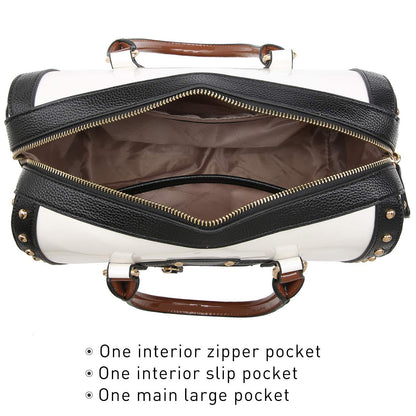 Shiny Patent Handbags Barrel Top Handle Bag for Women l Dasein - Dasein Bags