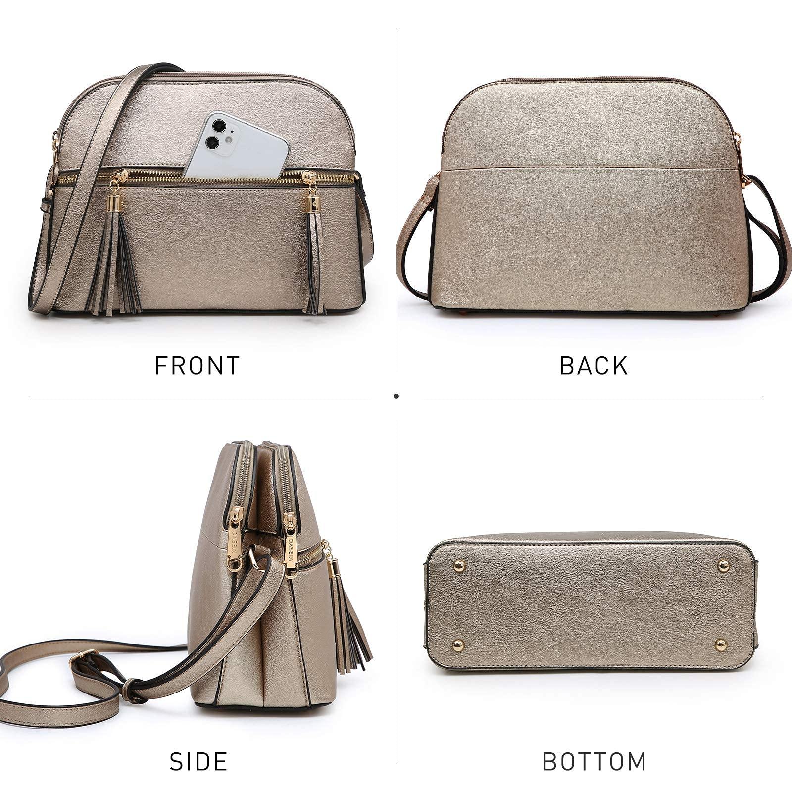 Tassel Front Zipper Crossbody Bag – DASEIN