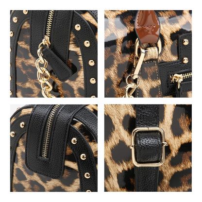 Shiny Patent Handbags Barrel Top Handle Bag for Women l Dasein - Dasein Bags