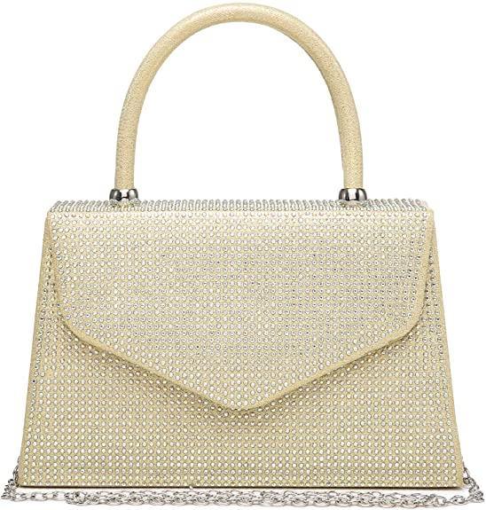 Glitter Evening Clutch Bag Rhinestone Handbag Purse Wedding Party Bag for Women - Dasein Bags
