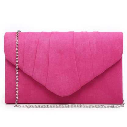 Dasein Women's Evening Bag Pleated Envelope Clutch l Dasein - Dasein Bags