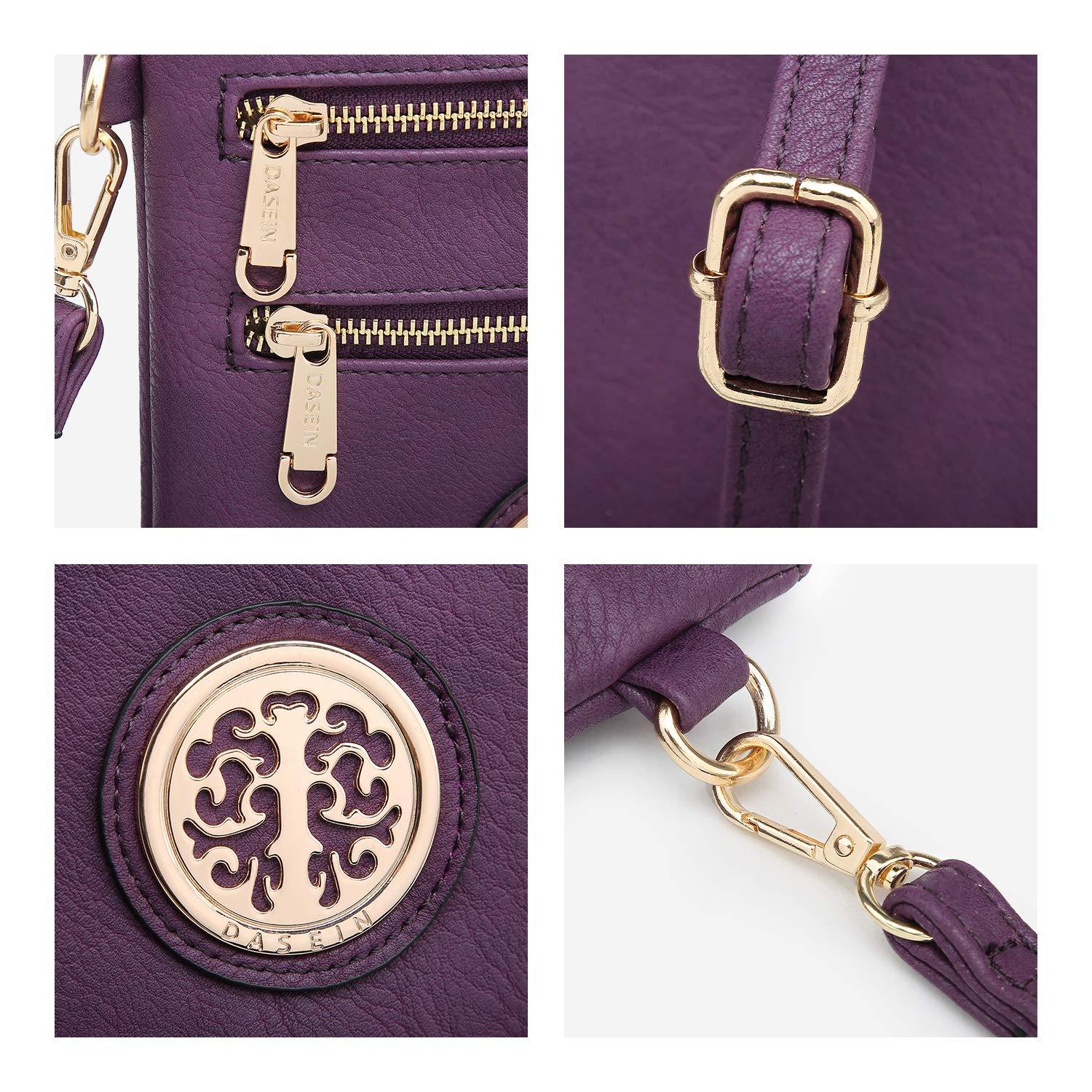 Women PU Leather Lightweight Crossbody Bag with Multi Pockets l Dasein - Dasein Bags