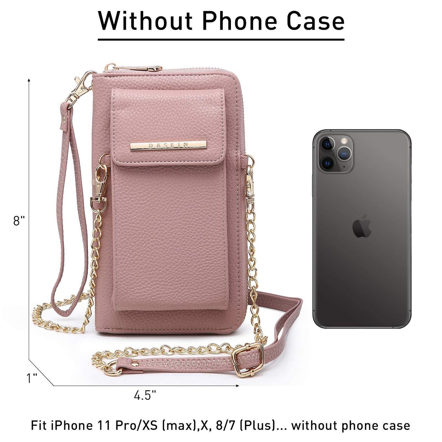 Fashion Small Size Cellphone Wristlet Crossbody Bag - Dasein Bags