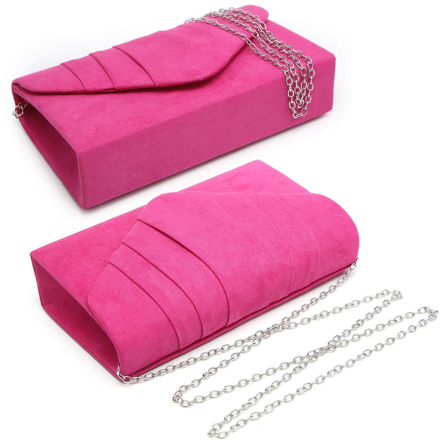 Dasein Women's Evening Bag Pleated Envelope Clutch l Dasein - Dasein Bags