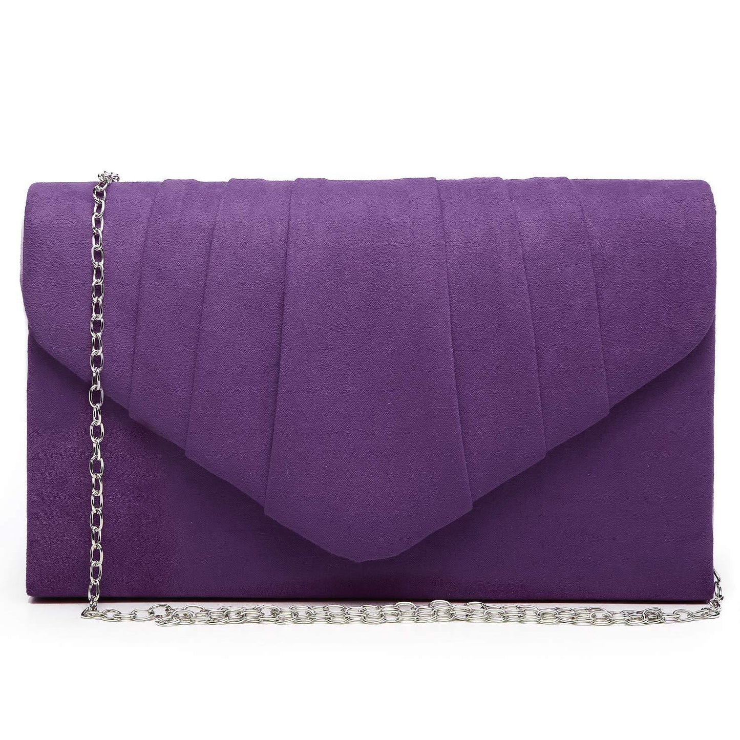 Dasein Women's Evening Bag Pleated Envelope Clutch l Dasein - Dasein Bags