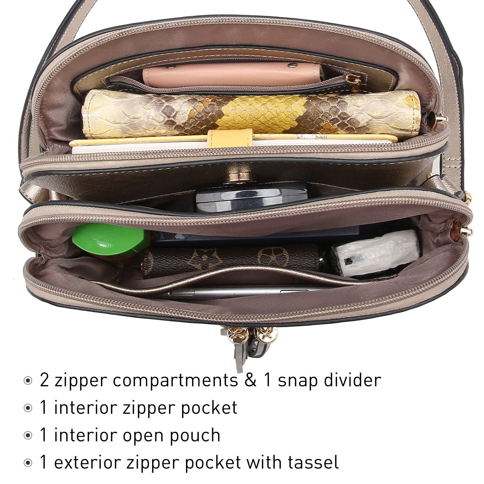 Tassel Front Zipper Crossbody Bag - Dasein Bags