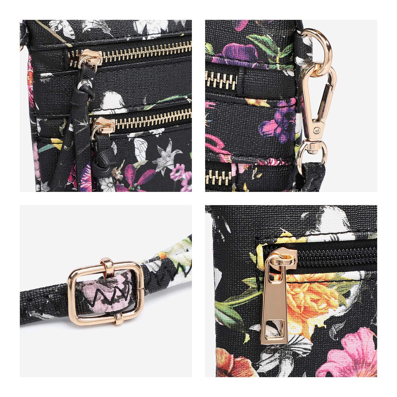 Lightweight Functional Multi Pocket Vegan Leather Shoulder Crossbody Bag l Dasein - Dasein Bags