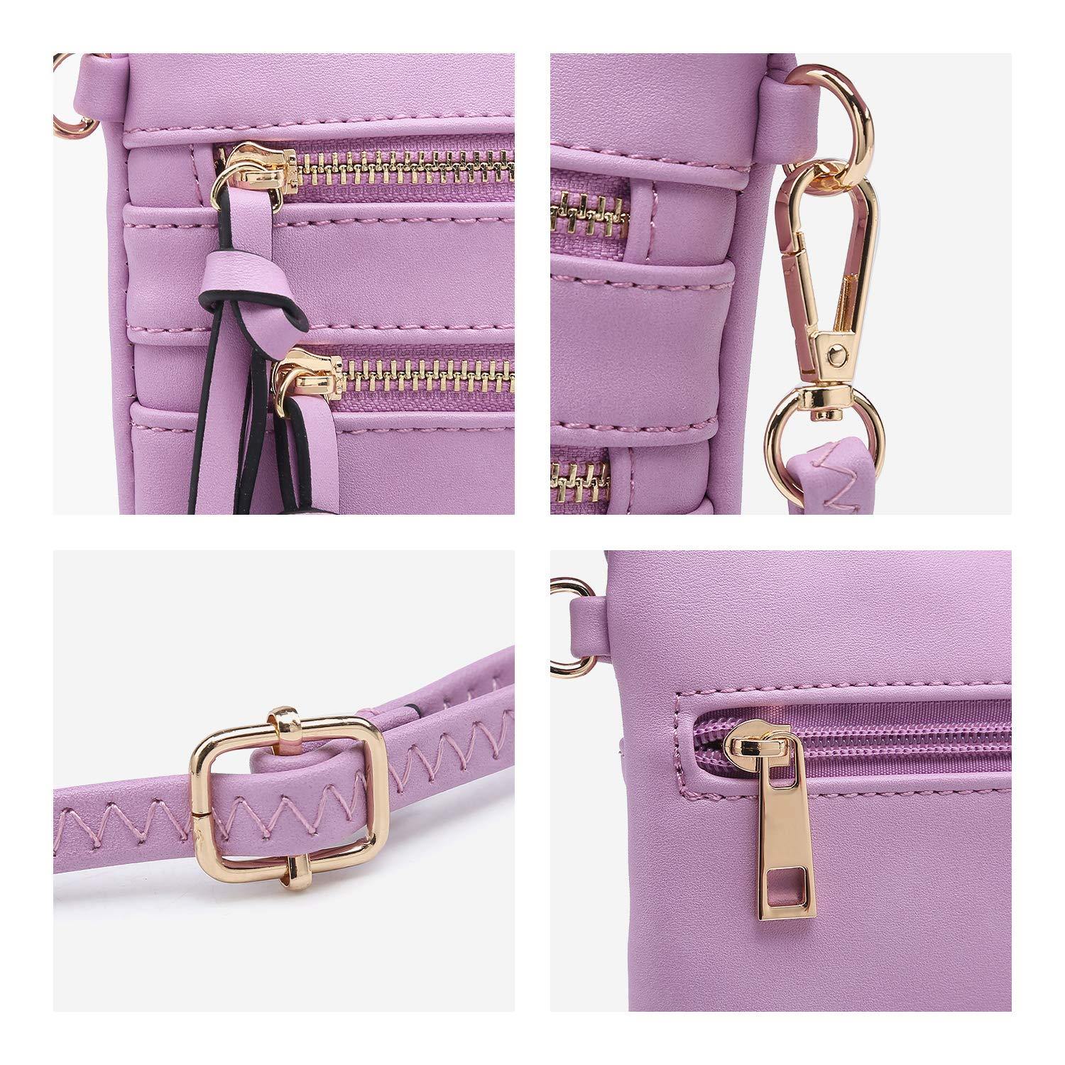 Lightweight Functional Multi Pocket Vegan Leather Shoulder Crossbody Bag l Dasein - Dasein Bags