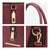 Top Handle Handbag with Matching Wristlet - Dasein Bags