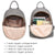 Fashion Casual Women Backpack with Matching Wristlet 2Pcs Set l Dasein - Dasein Bags