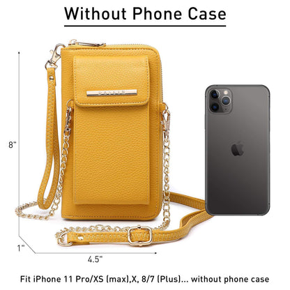 Fashion Small Size Cellphone Wristlet Crossbody Bag - Dasein Bags