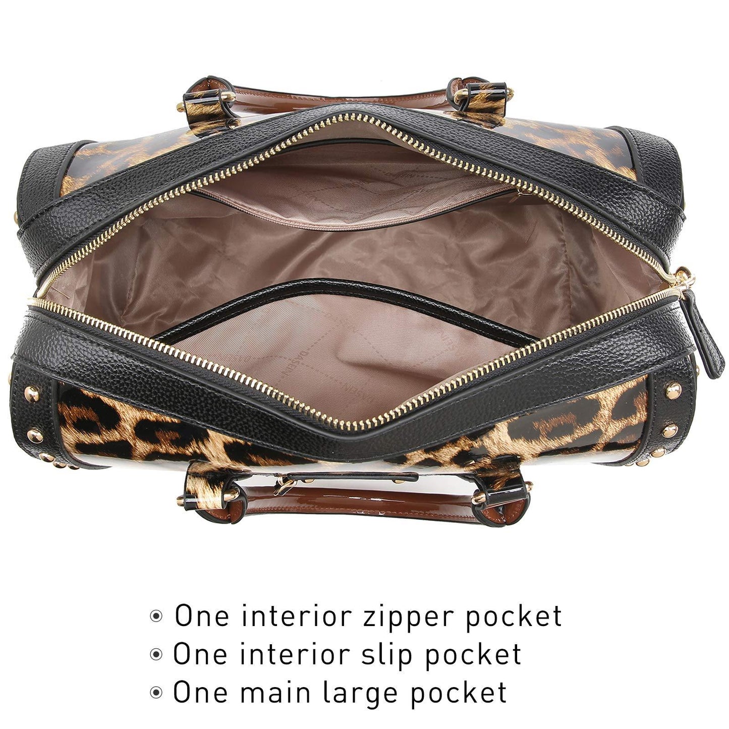 Shiny Patent Handbags Barrel Top Handle Bag for Women l Dasein - Dasein Bags