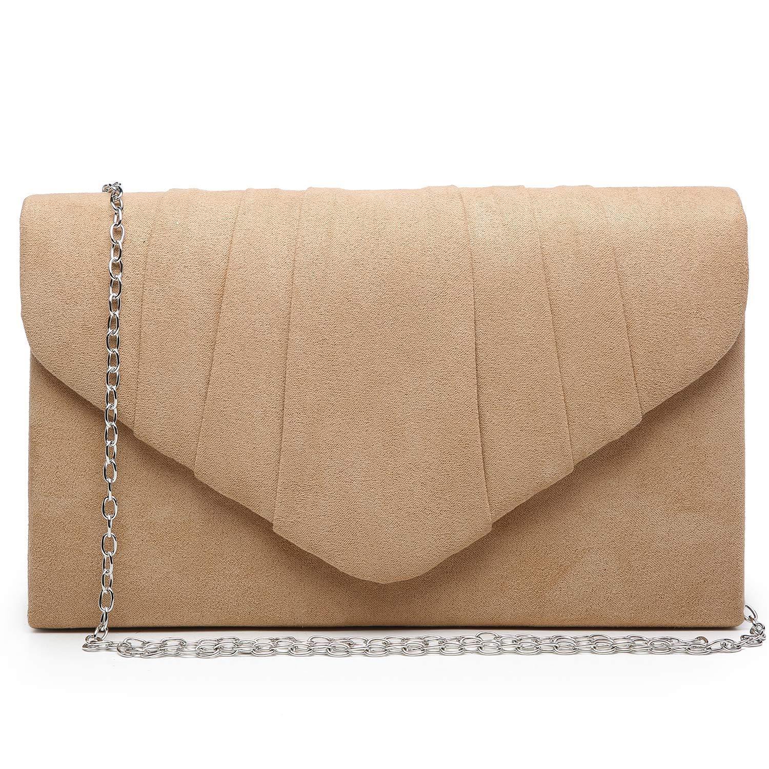 Dasein Women's Evening Bag Pleated Envelope Clutch l Dasein - Dasein Bags