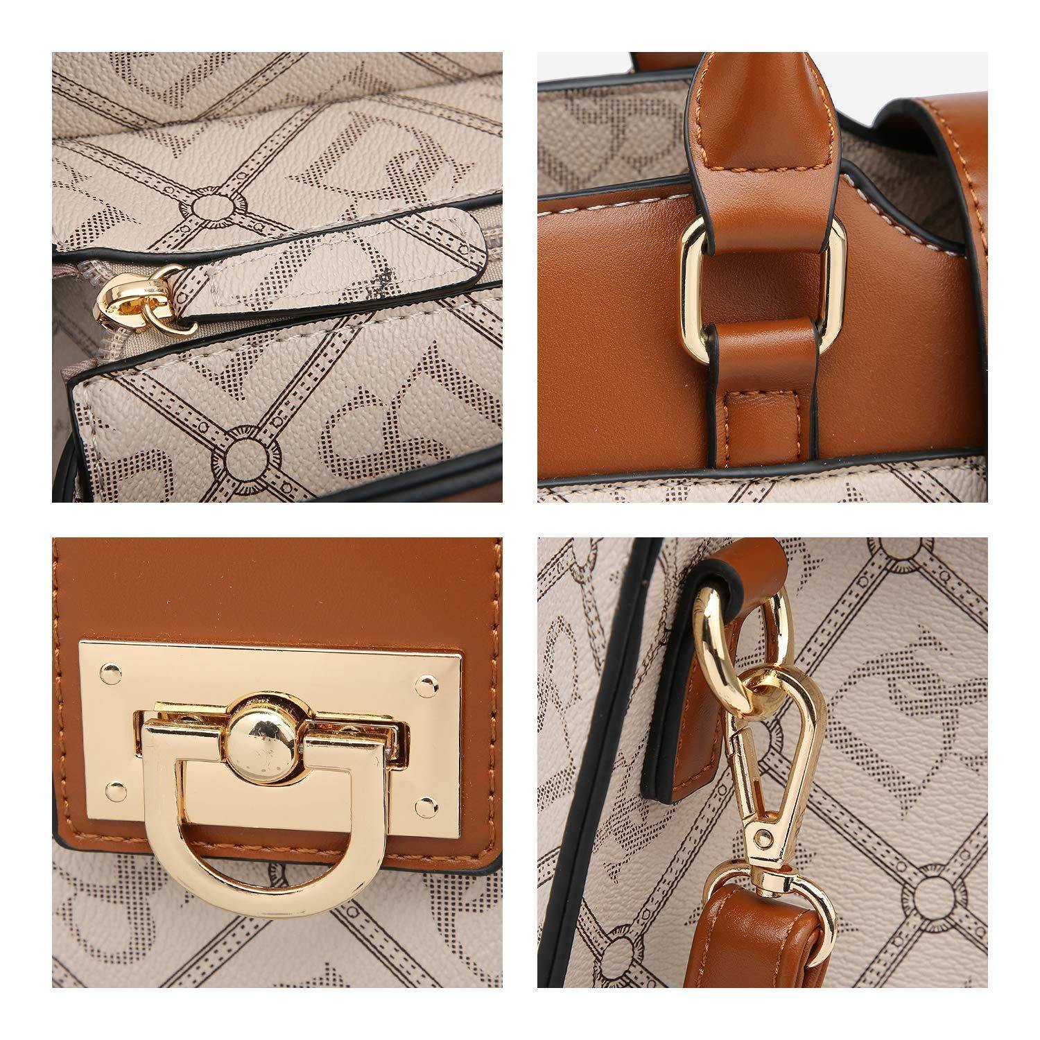 Monogram Briefcase with Matching Wristlet – Dasein Bags
