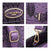 Fashion embossed Shoulder Top Handle Satchel Tote Bag with Matching Clutch l Dasein - Dasein Bags