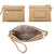 Tassel Weave Two Tone PU Leather Handbag with Matching Wallet l Dasein - Dasein Bags