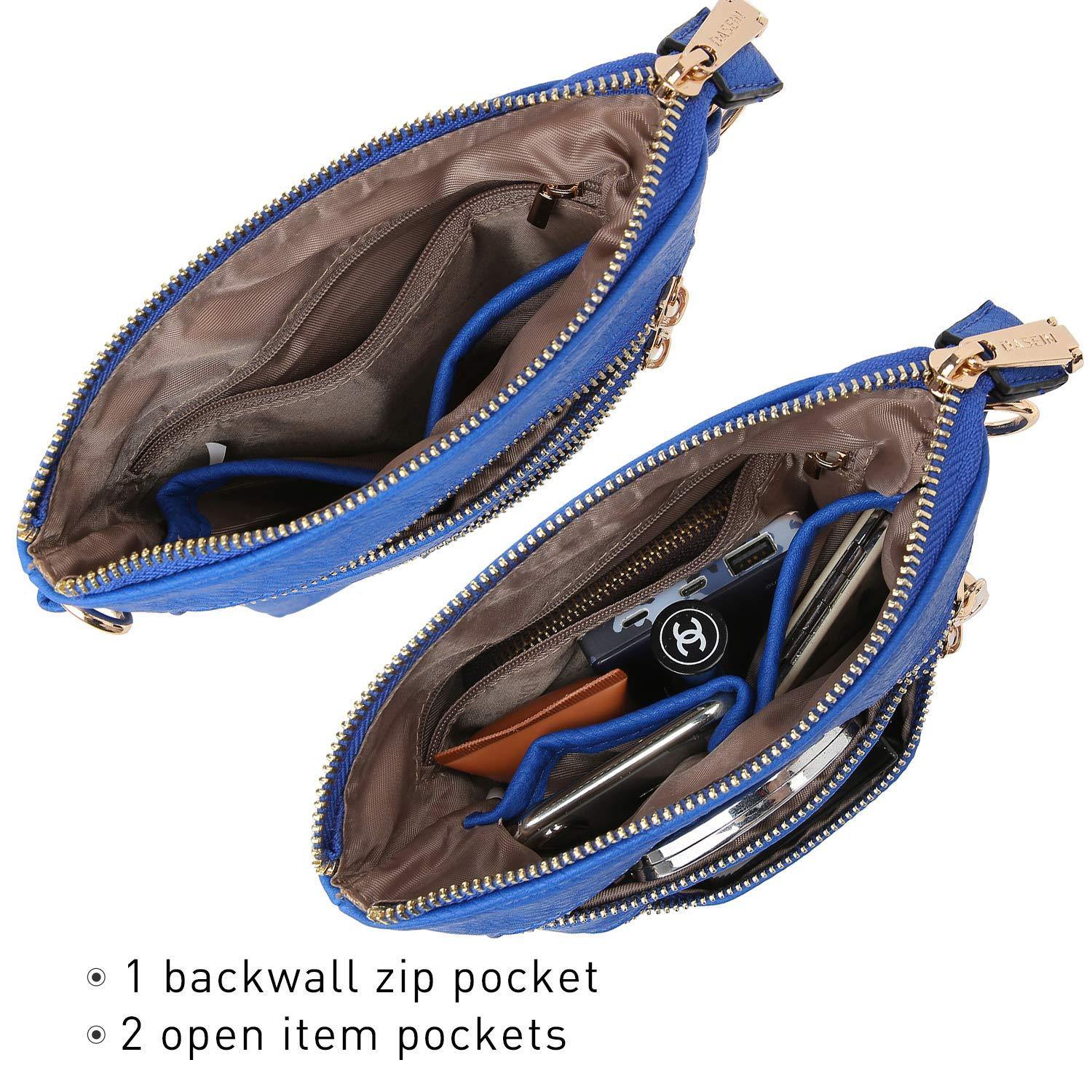 Women PU Leather Lightweight Crossbody Bag with Multi Pockets l Dasein - Dasein Bags