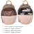 Fashion Casual Women Backpack with Matching Wristlet 2Pcs Set l Dasein - Dasein Bags