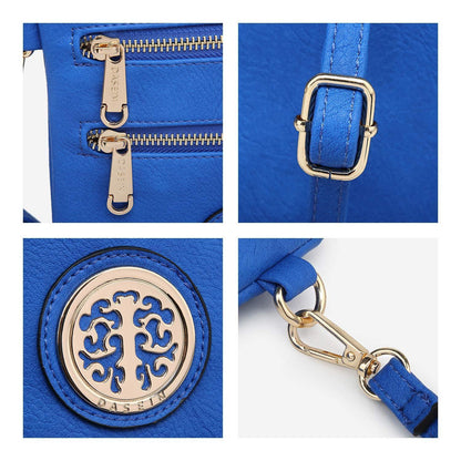 Women PU Leather Lightweight Crossbody Bag with Multi Pockets l Dasein - Dasein Bags