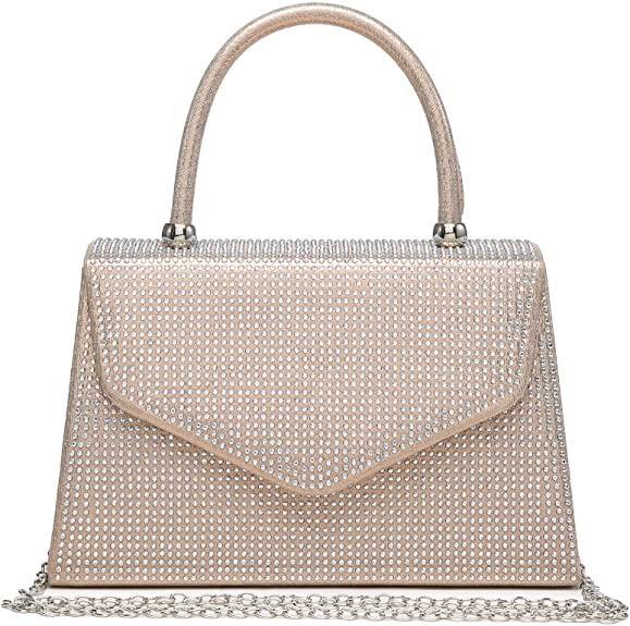 New UK Women's Hexagon Shape Glitter Evening Clutch Bag/Party Bag/Wedding  Bag