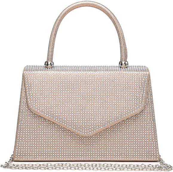 Glitter Evening Clutch Bag Rhinestone Handbag Purse Wedding Party Bag for Women - Dasein Bags