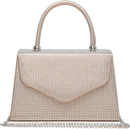 Glitter Evening Clutch Bag Rhinestone Handbag Purse Wedding Party Bag for Women - Dasein Bags