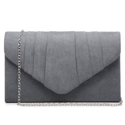 Dasein Women's Evening Bag Pleated Envelope Clutch l Dasein - Dasein Bags