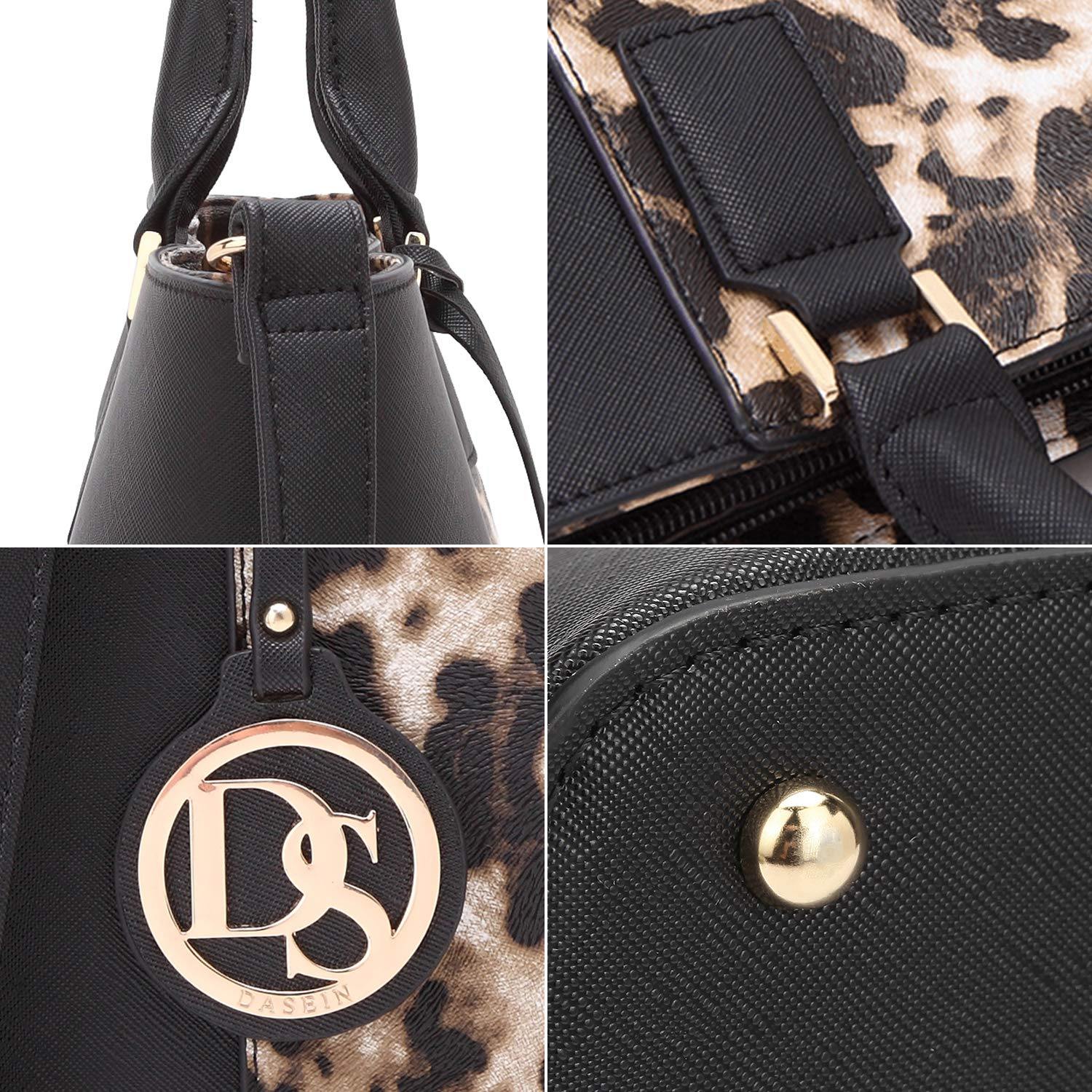 Fashion Stitching Color Large Tote Bag with Matching Wallet l Dasein - Dasein Bags