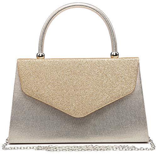Women's Evening Bag Party Wedding Purses Cocktail Prom with Frosted Glittering l Dasein - Dasein Bags