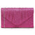 Women's Evening Bag Pleated Envelope Clutch Handbag l Dasein - Dasein Bags