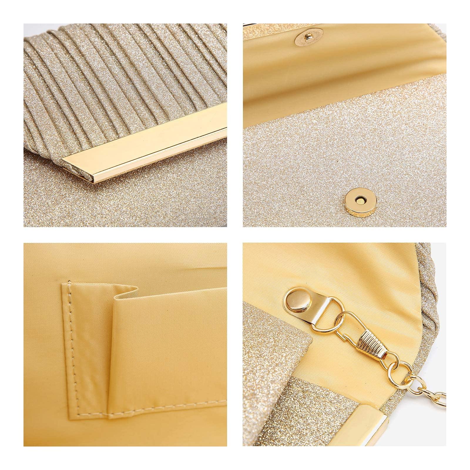 Dexmay Women Envelope Clutch Handbag Medium Saffiano Leather Foldover Clutch  Purse, Pearl Blush, Medium : Amazon.in: Fashion